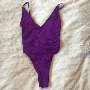 Zara one piece cheeky swimsuit